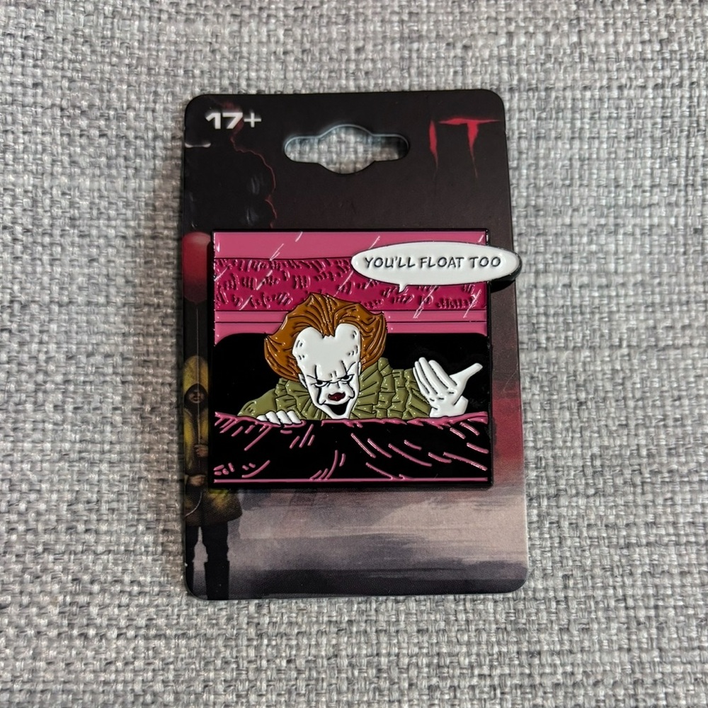 It Pennywise Sewer Panel Enamel Pin - Picture 2 of 2